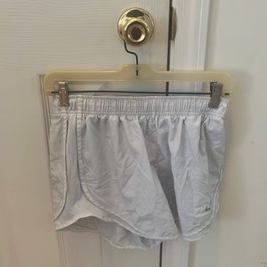 Nike White Dri-Fit Athletic Shorts